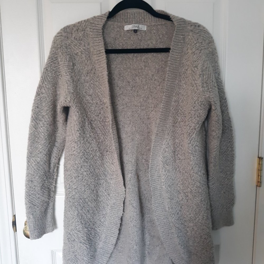 Beige/Taupe long cardigan, size S